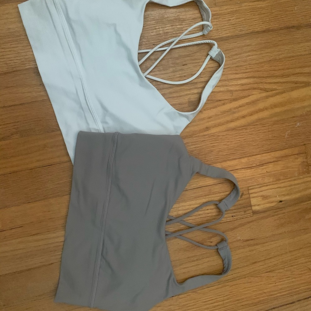 Pair of Lululemon Free To Be Bras